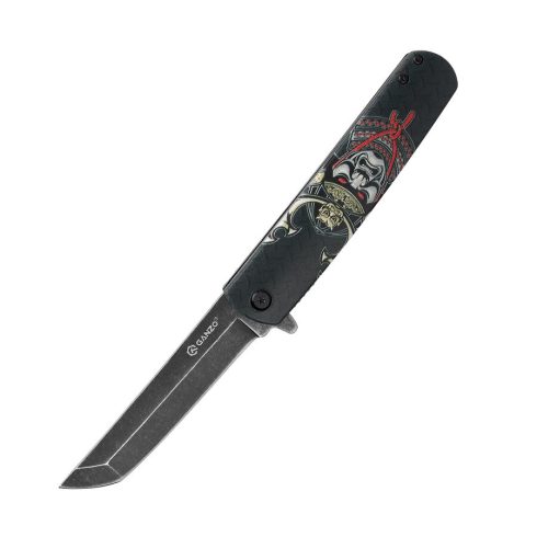 Ganzo 626 Black, samurai motif