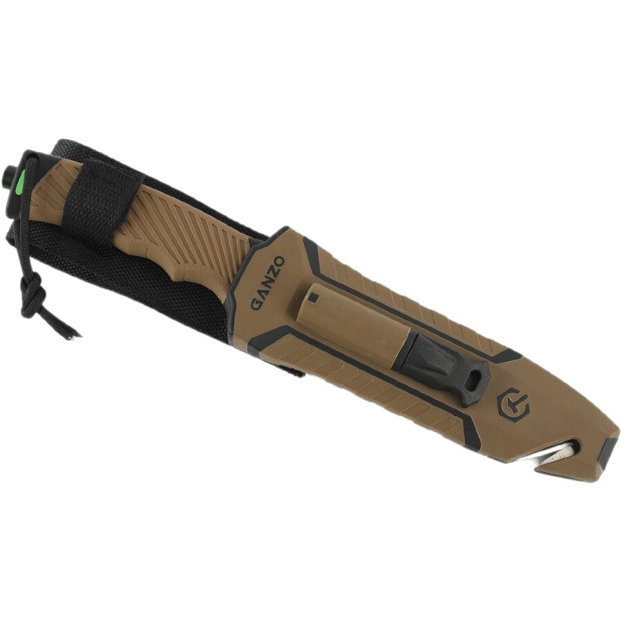 Ganzo G8012V2 - Survival Knife (Brown) - Ganzoknife